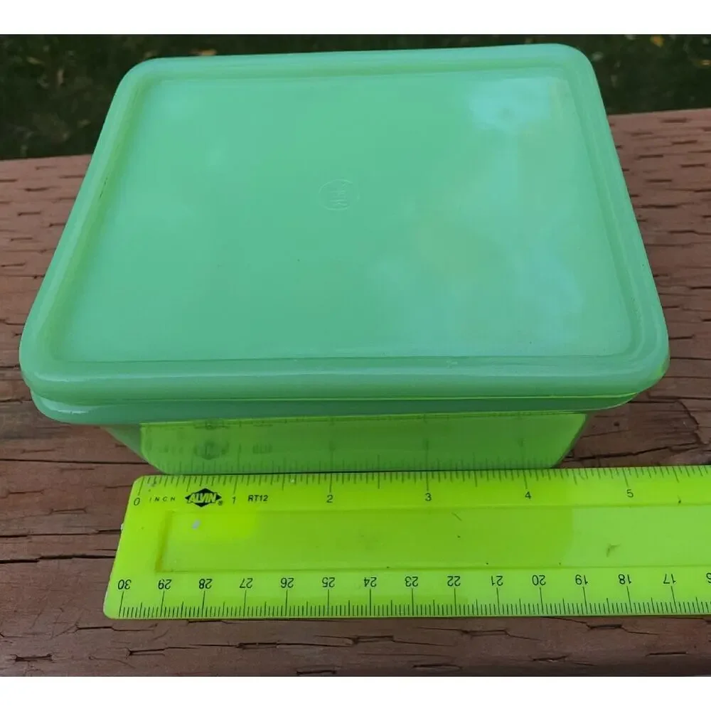 McKee Glass Company Jadite Small refrigerator dish